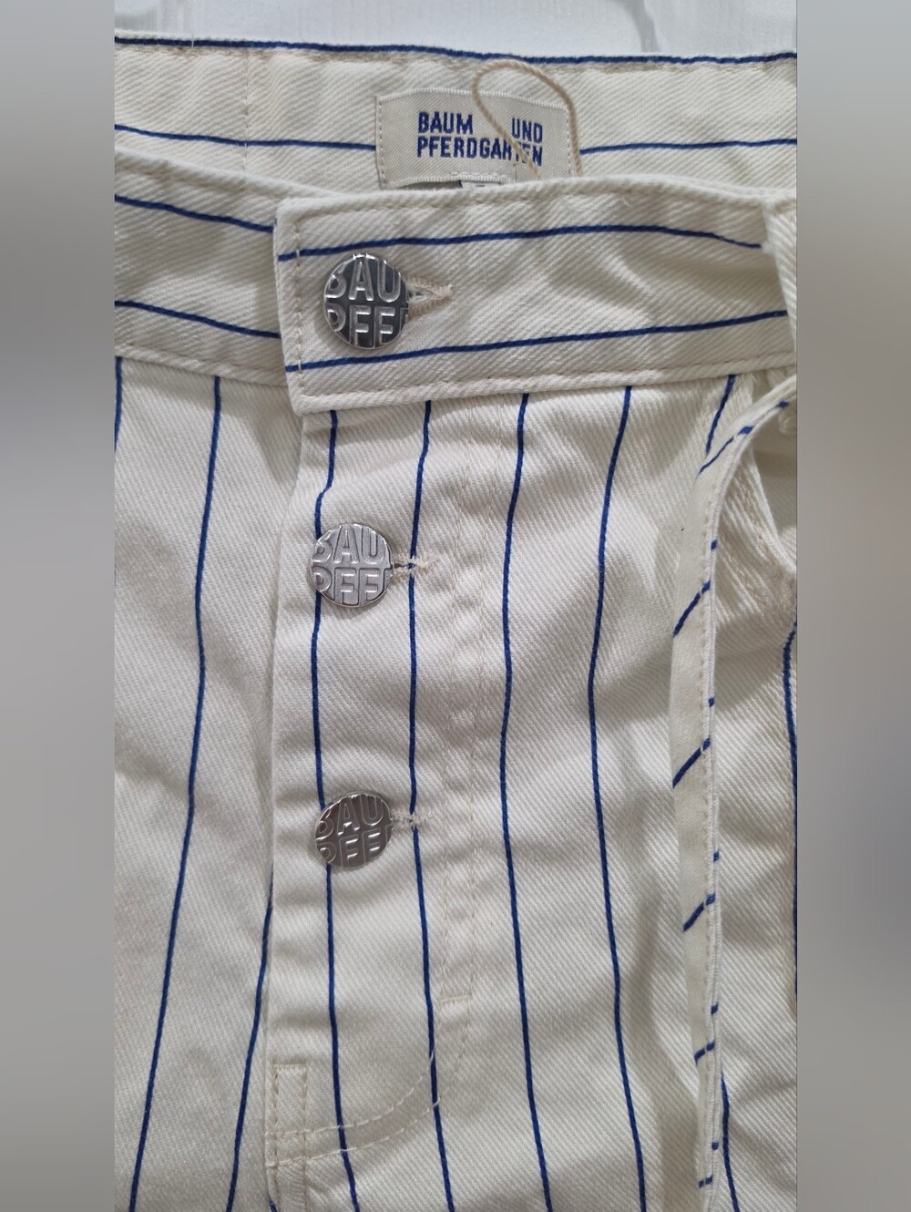Baum und Pferdgarten Striped Denim Pants